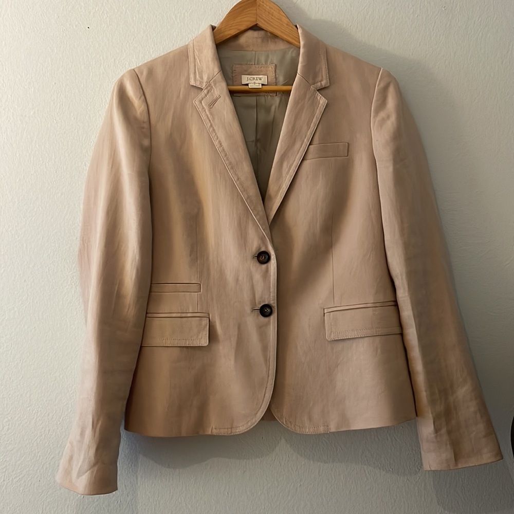 J. Crew Linen Blazer / Jacket. Size 8